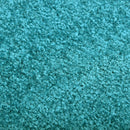 vidaXL ciánkék kimosható lábtörlő 90 x 120 cm