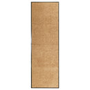 vidaXL krémszínű kimosható lábtörlő 60 x 180 cm