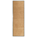vidaXL krémszínű kimosható lábtörlő 60 x 180 cm