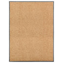 vidaXL krémszínű kimosható lábtörlő 90 x 120 cm