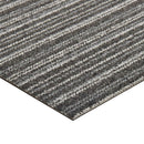 vidaXL Szőnyeg 20 pcs Csíkozott antracitszürke 50 x 50 cm