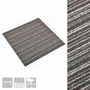 vidaXL Szőnyeg 20 pcs Csíkozott antracitszürke 50 x 50 cm