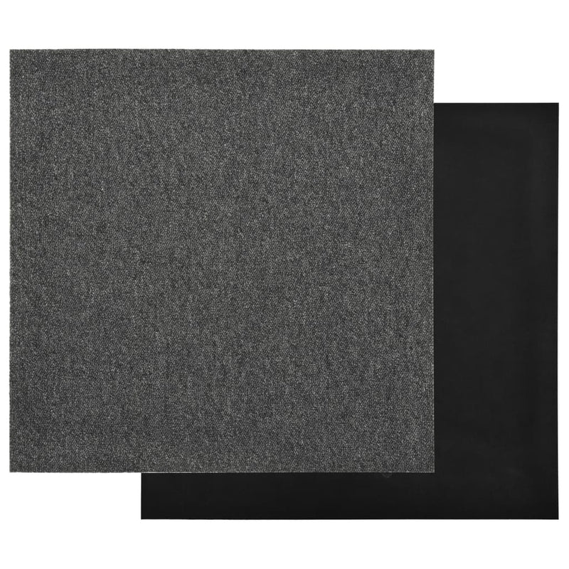 vidaXL 20 db antracitszürke szőnyegpadlólap 5 m² 50 x 50 cm