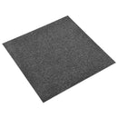 vidaXL Szőnyeg 20 pcs Antracit 50 x 50 cm 100% Polipropilén