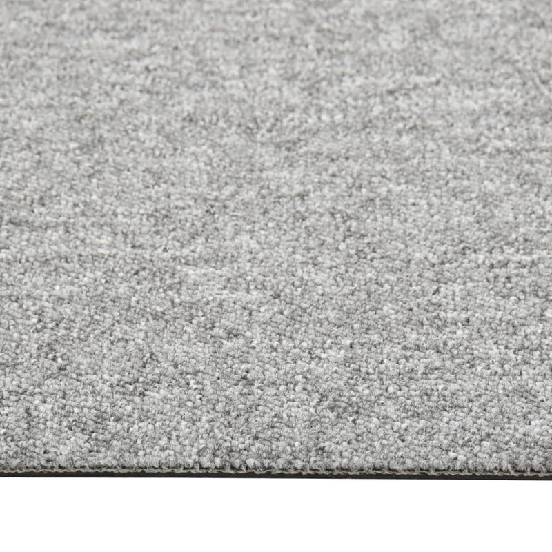 vidaXL 20 db világosszürke szőnyegpadlólap 5 m² 50 x 50 cm