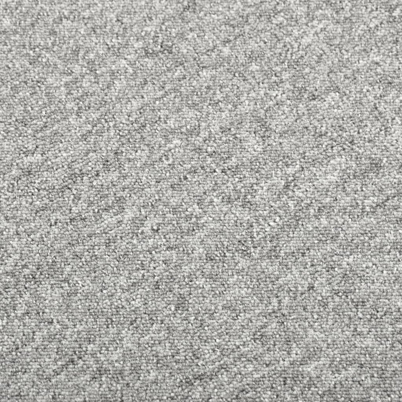 vidaXL 20 db világosszürke szőnyegpadlólap 5 m² 50 x 50 cm