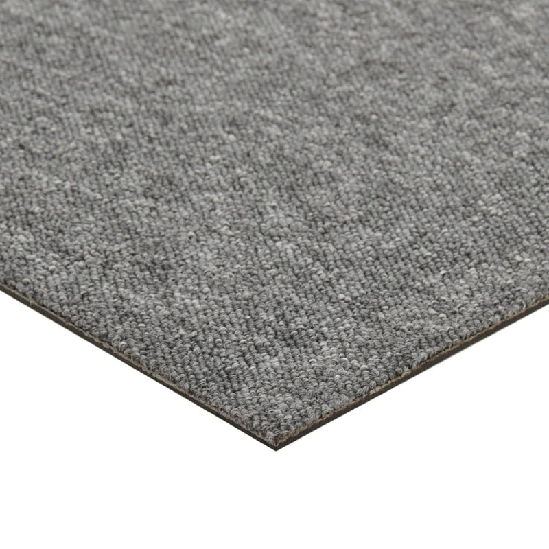 vidaXL 20 db szürke szőnyegpadlólap 5 m² 50 x 50 cm
