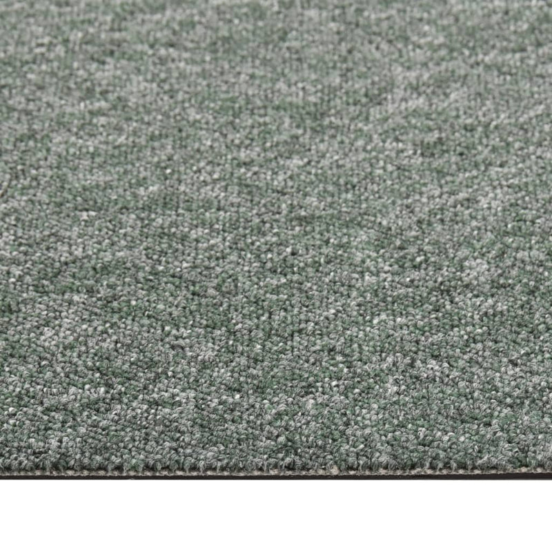 vidaXL 20 db zöld szőnyegpadlólap 5 m² 50 x 50 cm