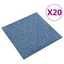 vidaXL Szőnyeg 20 pcs Kék 50 x 50 cm 100% Polipropilén
