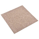 vidaXL Szőnyeg 20 pcs Bézs 50 x 50 cm 100% Polipropilén