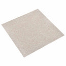 vidaXL Szőnyeg 20 pcs Világos bézs 50 x 50 cm 100% Polipropilén
