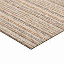 vidaXL Szőnyeg 20 pcs Csíkozott bézs 50 x 50 cm 100% Polipropilén
