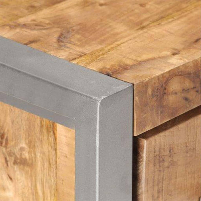 vidaXL nyers mangófa tálalószekrény 60 x 35 x 70 cm