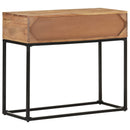 vidaXL tömör akácfa tálalóasztal 90 x 35 x 76 cm