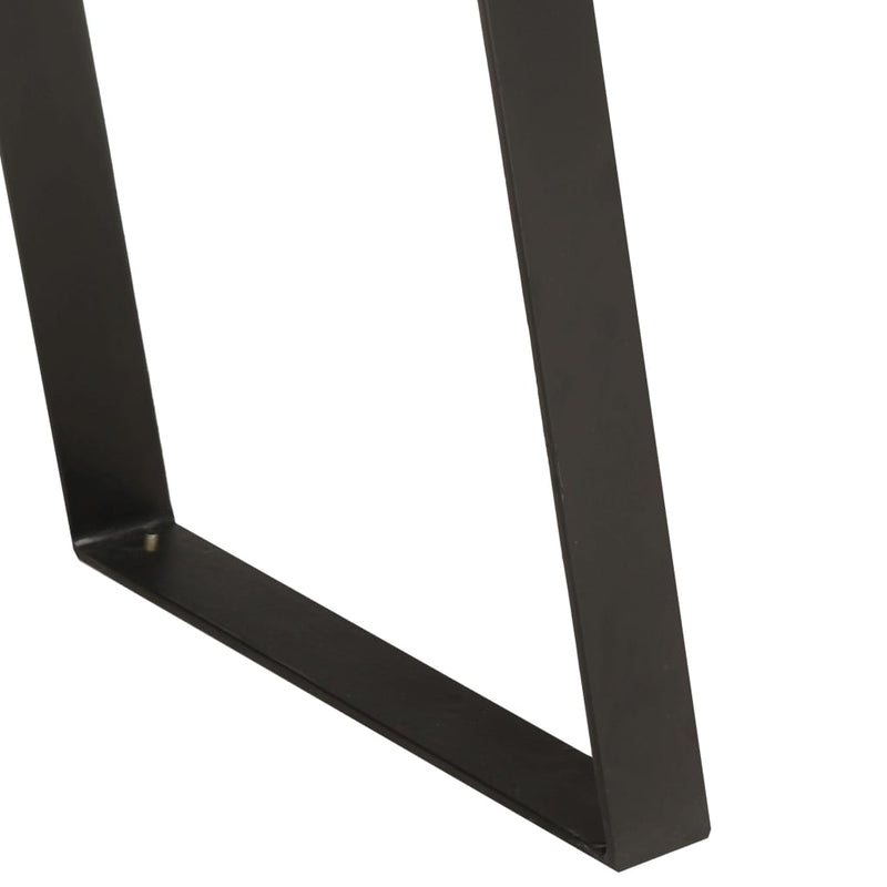 vidaXL természetes szélű tömör akácfa tálalóasztal 100 x 35 x 76 cm