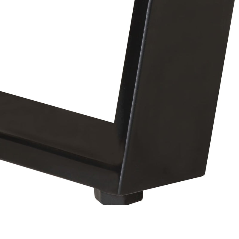 vidaXL természetes szélű tömör akácfa íróasztal 107x45x79 cm