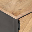 vidaXL tömör akácfa dohányzóasztal 90 x 50 x 35 cm