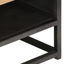 vidaXL tömör akácfa dohányzóasztal 90 x 50 x 35 cm