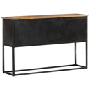 vidaXL tömör akácfa komód 120 x 30 x 75 cm