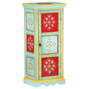 vidaXL kézzel festett tömör mangófa tálaló 40 x 30 x 90 cm