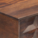 vidaXL tömör mangófa konzolasztal 122 x 36 x 75 cm