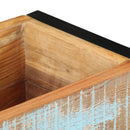 vidaXL tömör újrahasznosított fa virágtartó 60 x 20 x 68 cm