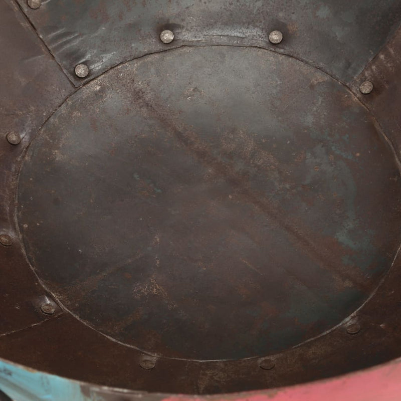 vidaXL színes rusztikus vas tűztál Ø 40 cm