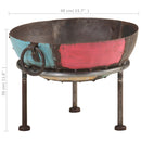 vidaXL színes rusztikus vas tűztál Ø 40 cm