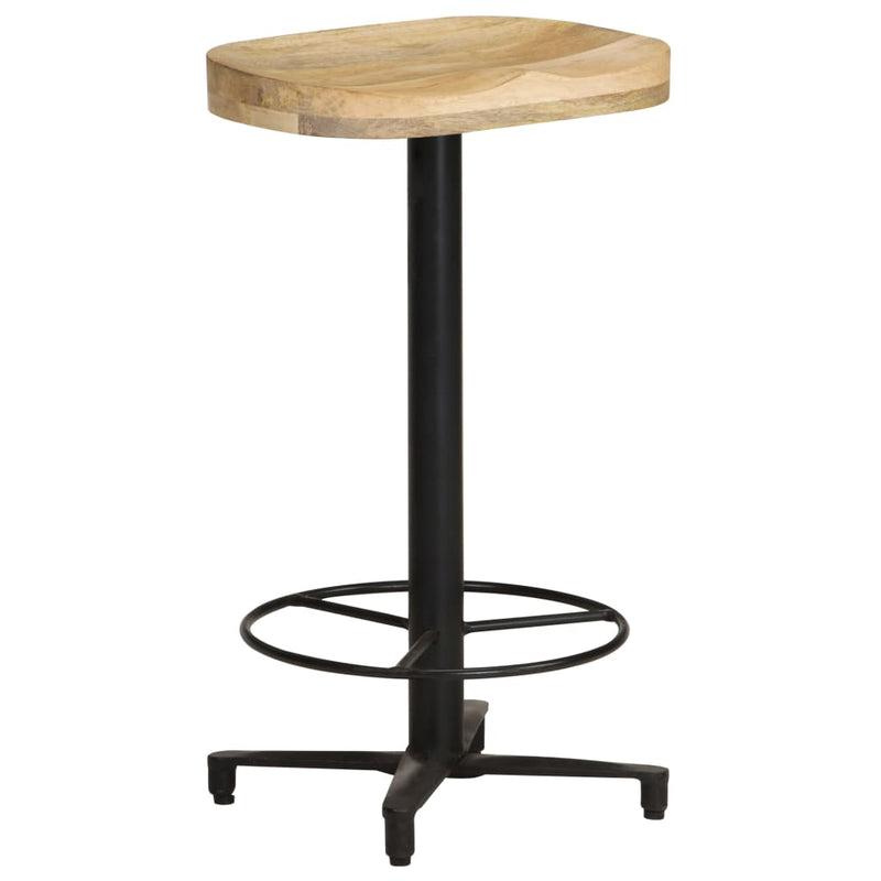 vidaXL 2 db tömör mangófa bárszék 66 cm