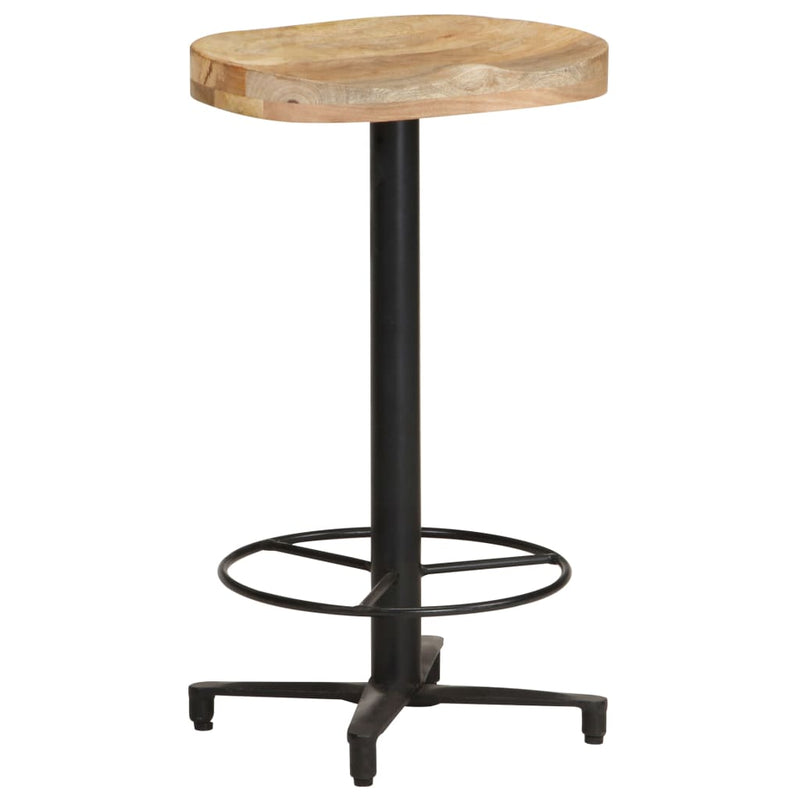 vidaXL 2 db tömör mangófa bárszék 66 cm