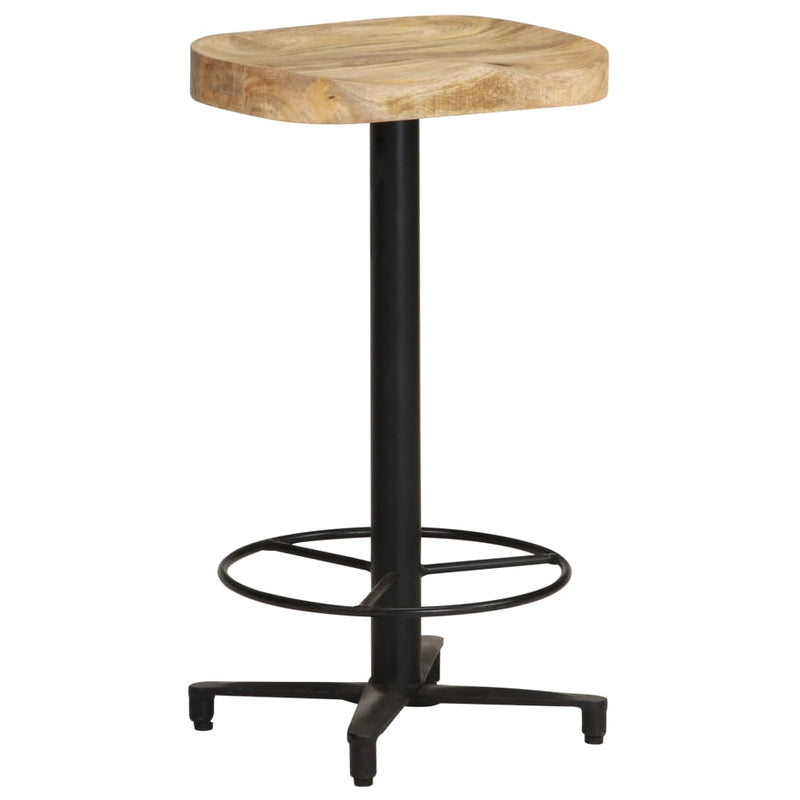 vidaXL 2 db tömör mangófa bárszék 66 cm