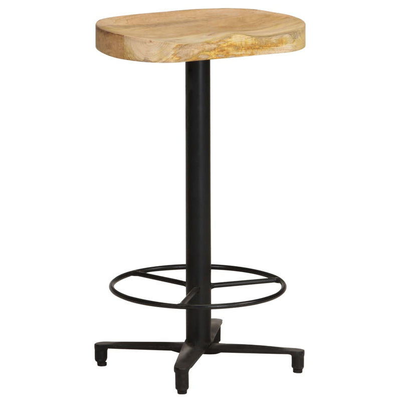 vidaXL 2 db tömör mangófa bárszék 66 cm