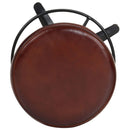 vidaXL 2 db valódi bőr bárszék 66 cm