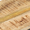 vidaXL 2 db nyers mangófa kisasztal 31,5 x 24,5 x 64,5 cm