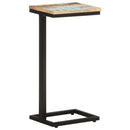 vidaXL 2 db tömör újrahasznosított fa kisasztal 31,5 x 24,5 x 64,5 cm