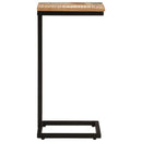 vidaXL 2 db tömör újrahasznosított fa kisasztal 31,5 x 24,5 x 64,5 cm