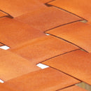 vidaXL 2 db barna valódi bőr bárszék 60 cm