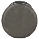 vidaXL kopott szürke valódi bőr bárszék