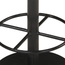 vidaXL kopott szürke valódi bőr bárszék