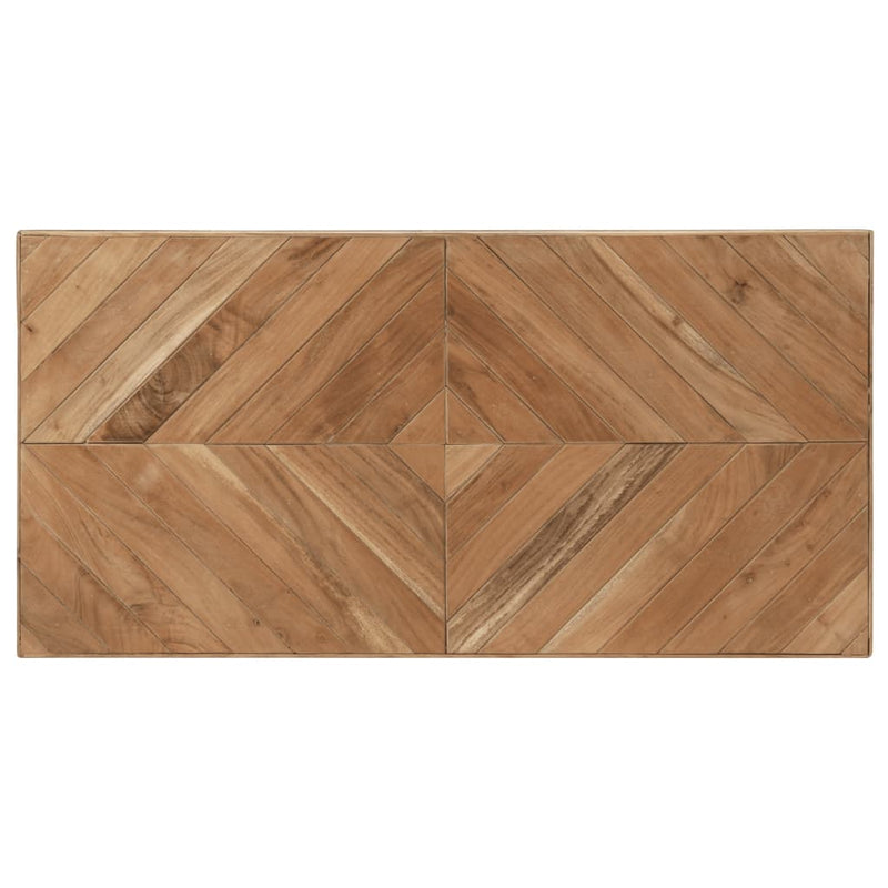 vidaXL tömör akác és mangófa étkezőasztal 120 x 60 x 76 cm