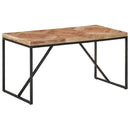 vidaXL tömör akác és mangófa étkezőasztal 140 x 70 x 76 cm