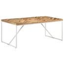 vidaXL tömör akácfa és mangófa étkezőasztal 180 x 90 x 76 cm