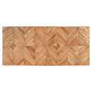 vidaXL tömör akác és mangófa étkezőasztal 200 x 90 x 76 cm