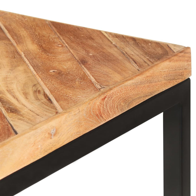 vidaXL tömör akác és mangófa étkezőasztal 200 x 90 x 76 cm