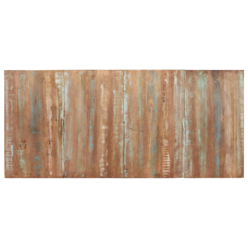 vidaXL tömör újrahasznosított fa étkezőasztal 200 x 90 x 76 cm