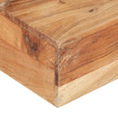 vidaXL tömör akácfa dohányzóasztal 80 x 80 x 28 cm