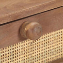 vidaXL tömör mangófa tálalóasztal 100 x 35 x 76 cm