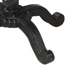 vidaXL fekete öntöttvas bárszék