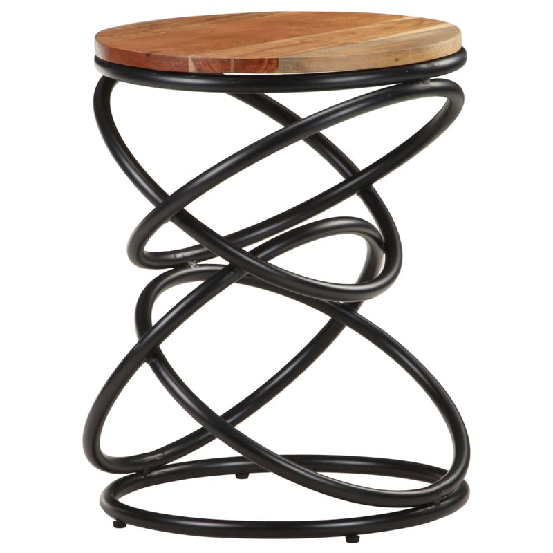 vidaXL tömör akácfa végasztal 40 x 40 x 52 cm