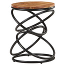 vidaXL tömör akácfa végasztal 40 x 40 x 52 cm